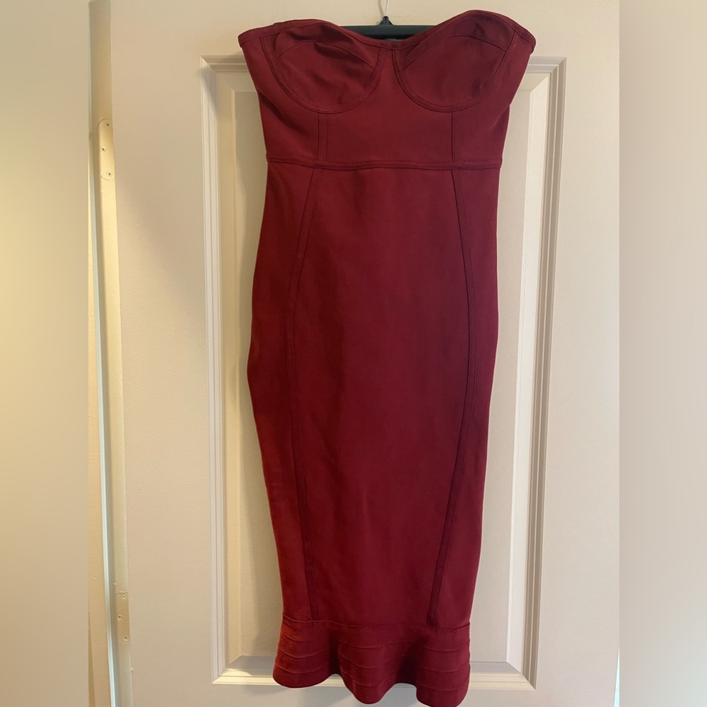 Pretty Little Things Bandage Strapless Dress Size 6